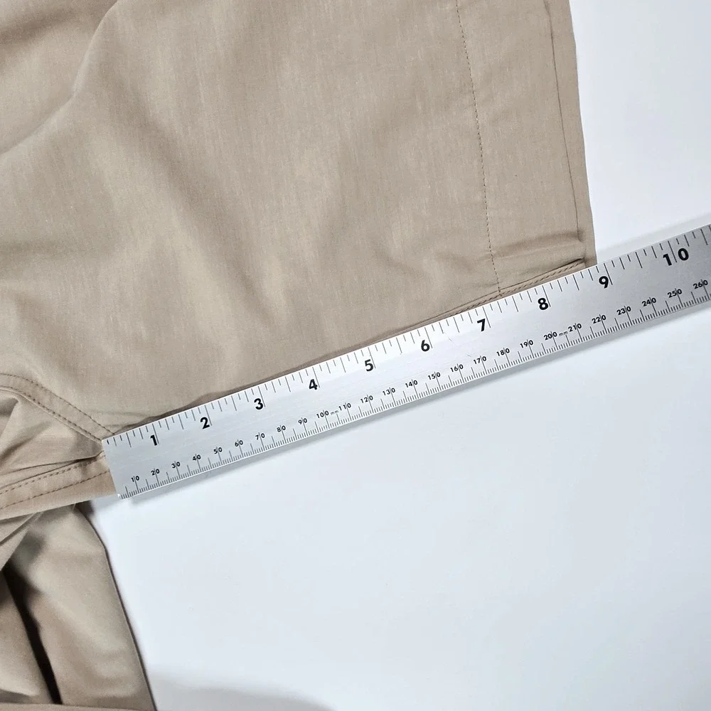 Faherty ALL DAY Shorts Mens 36 Tan Hybrid Stretch Pockets Performance Golf